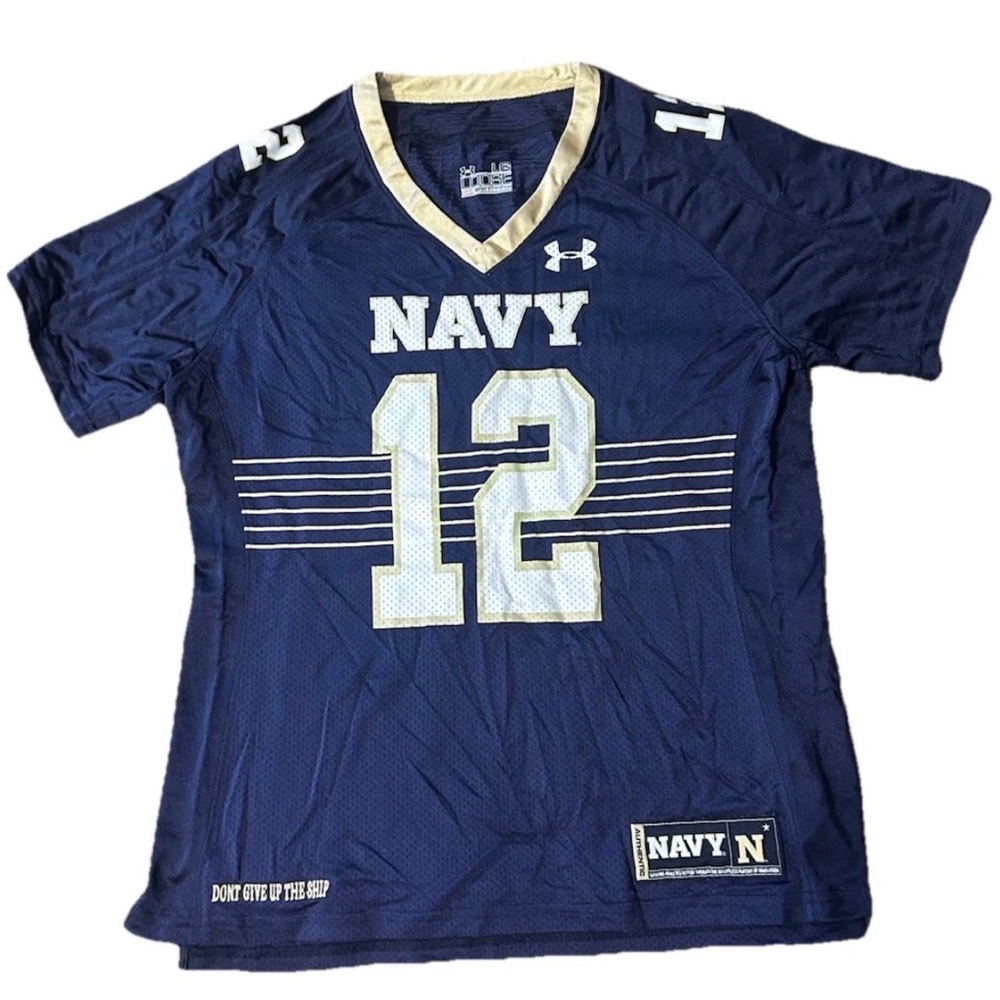 Under Armour Woman’s Navy Midshipman Jersey Size Large